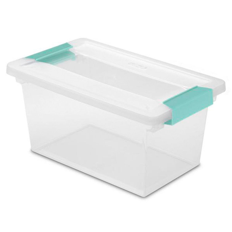 Large clear tote hot sale bin